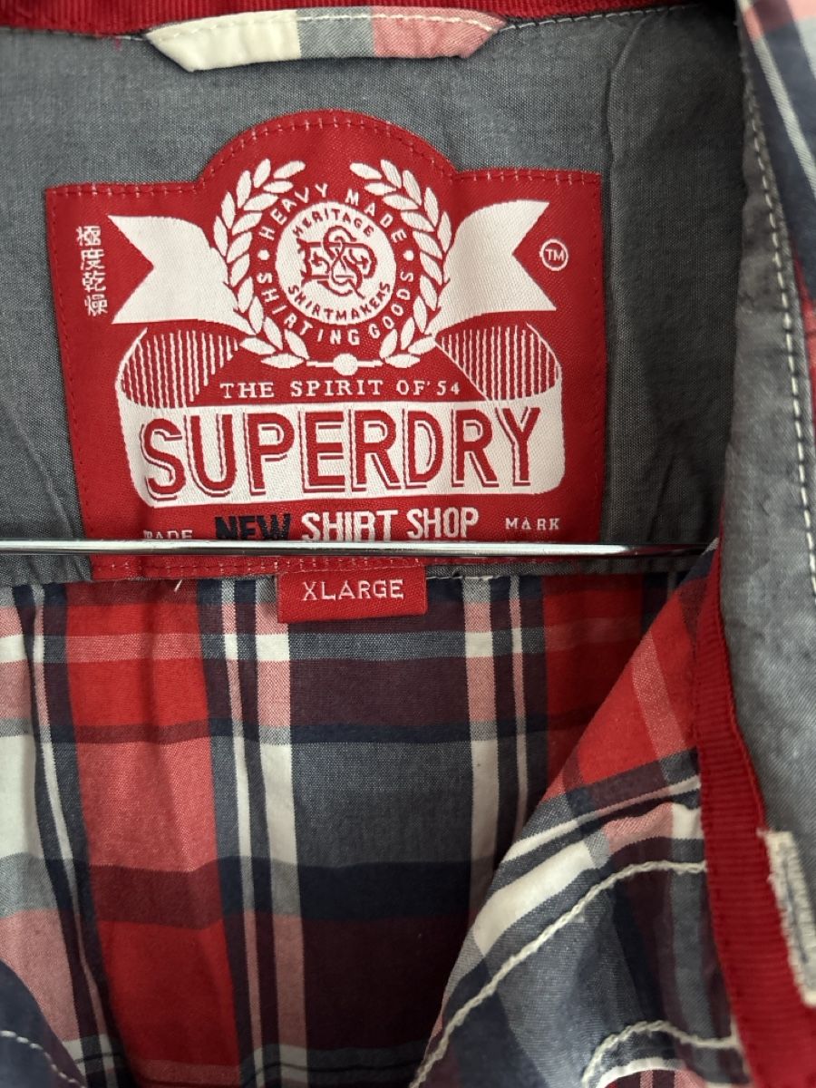 Camicie: Superdry Hemd, Grösse XL, Kariert – Usato da Affoltern am Albis venduto da Cmara 1