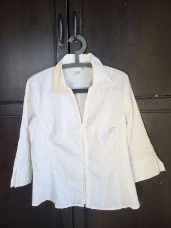 Weissen Hemd 3/4 Ärmeln- chemise 3/4 H&M