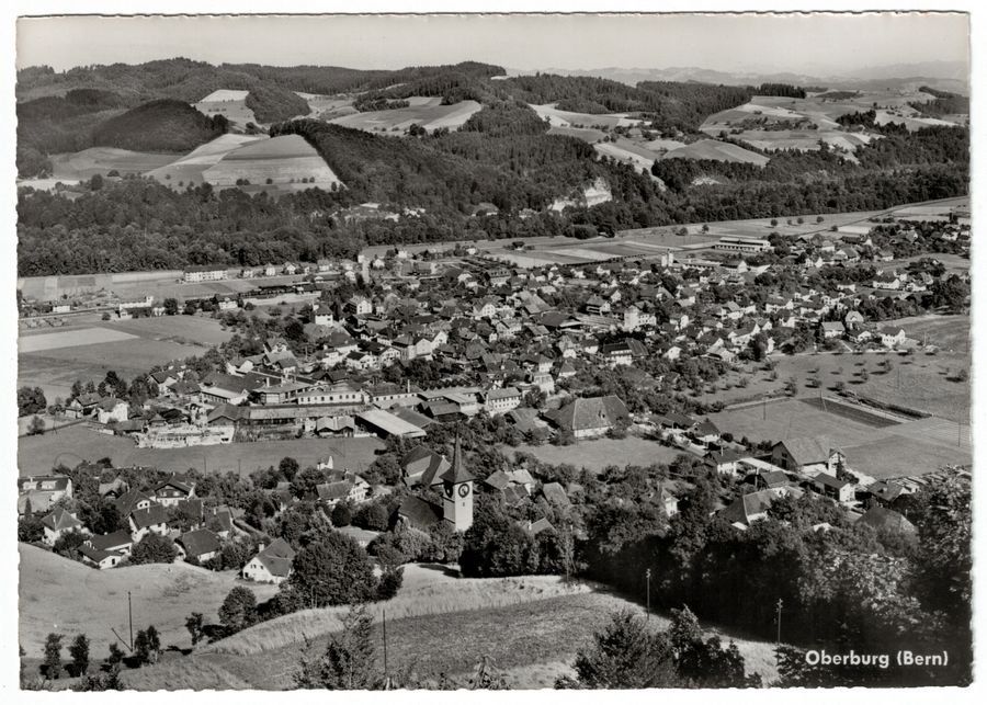 Cartoline postali: Oberburg, um 1945-50 – Usato da Frauenfeld venduto da POML