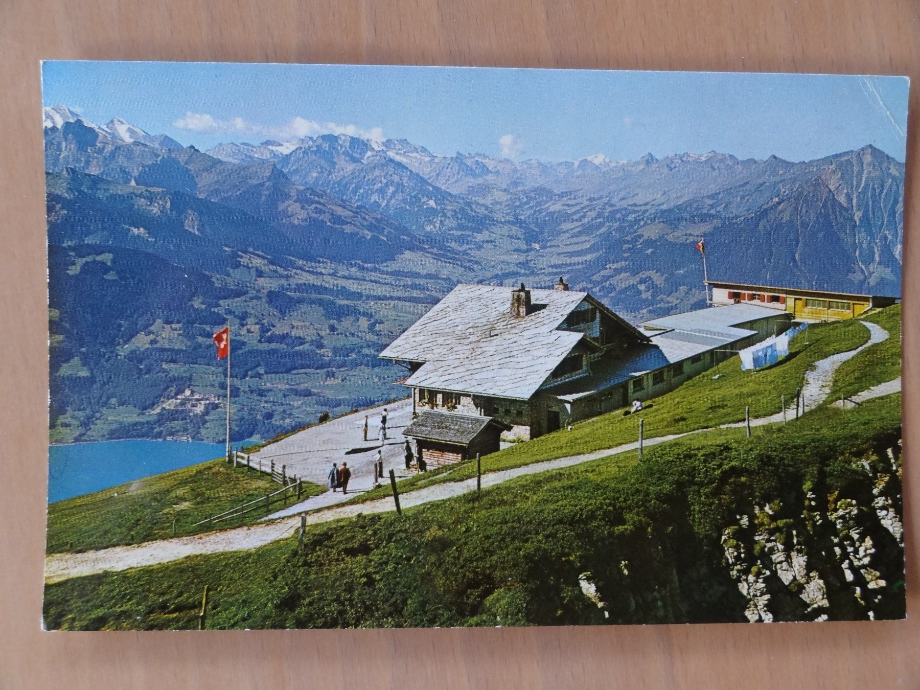 Cartoline postali: Berghaus Niederhorn-Beatenberg 1960 – Usato da St Léonard venduto da Riglin