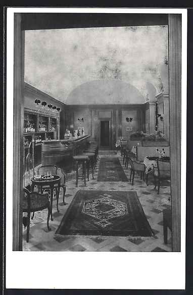 Cartoline postali: AK Bern, Hotel Bellevue, Neue Bar – Usato da Berlin venduto da bartko-reher
