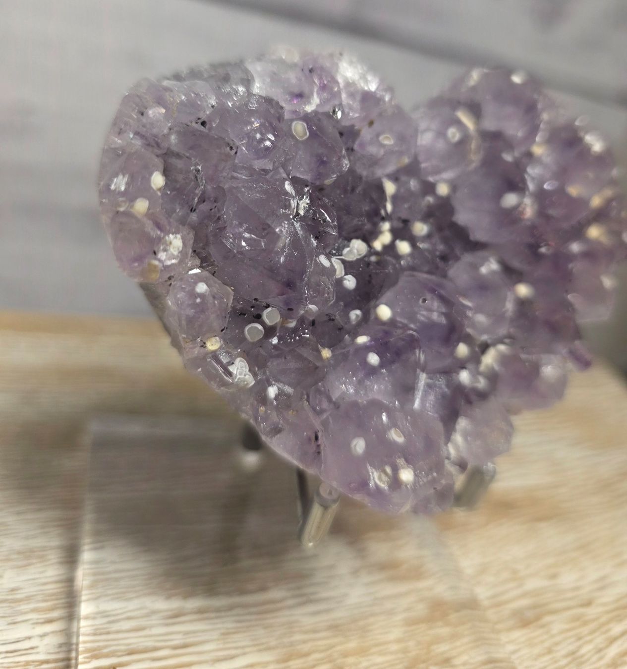 Minerali & Pietre curative: Amethyst Herz 250g – Nuovo e nell'imballaggio originale da Matzingen venduto da Shay_Crystalz 2