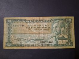 Ethiopie 1966 1 dollar P25