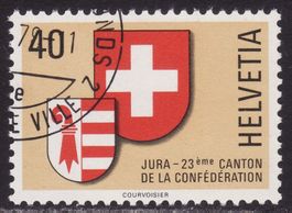 SBK-Nr. 621 (Kanton Jura 1978) gestempelt