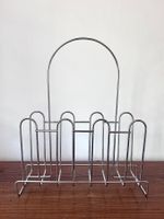 Porte-revue vintage chrome 1970