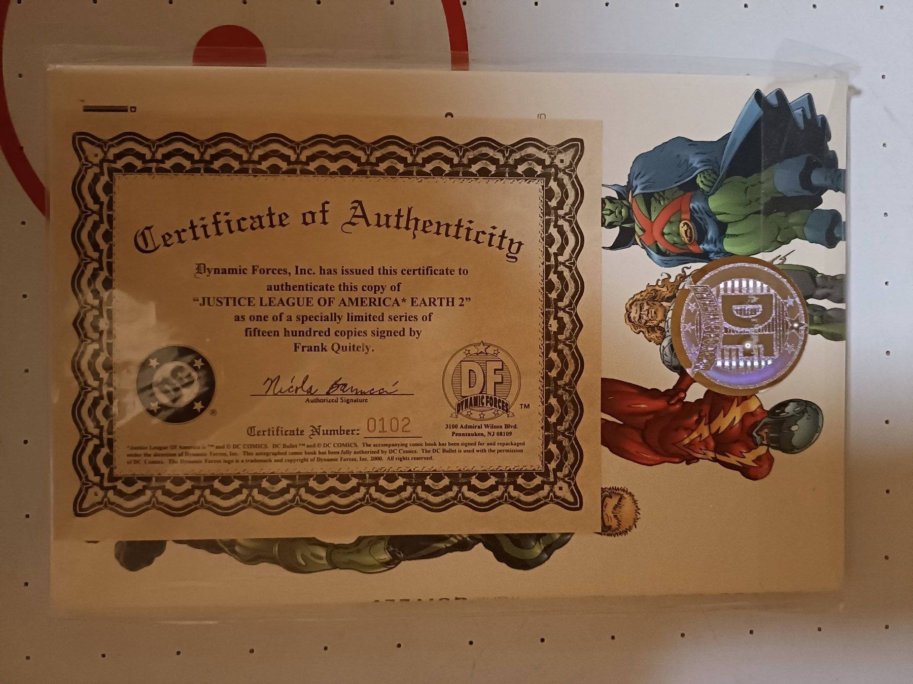 Comics: JLA Earth 2 - Limited - Signed - COA – Neu (gemäss Beschreibung) aus Niederweningen von Twisters 2