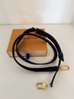 Original Louis Vuitton Schulterriemen/ -gurt Leder schwarz