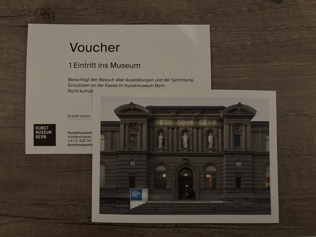 Biglietti: 2 Tickets Kunst Museum Bern – Nuovo e nell'imballaggio originale da Thun venduto da skyflymarc 1