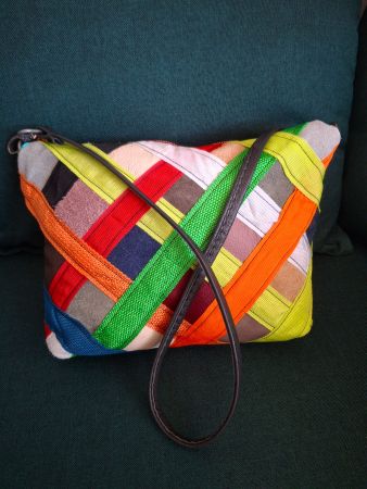 Farbenfrohe Handtasche / Umhängetasche - Sommer Style!