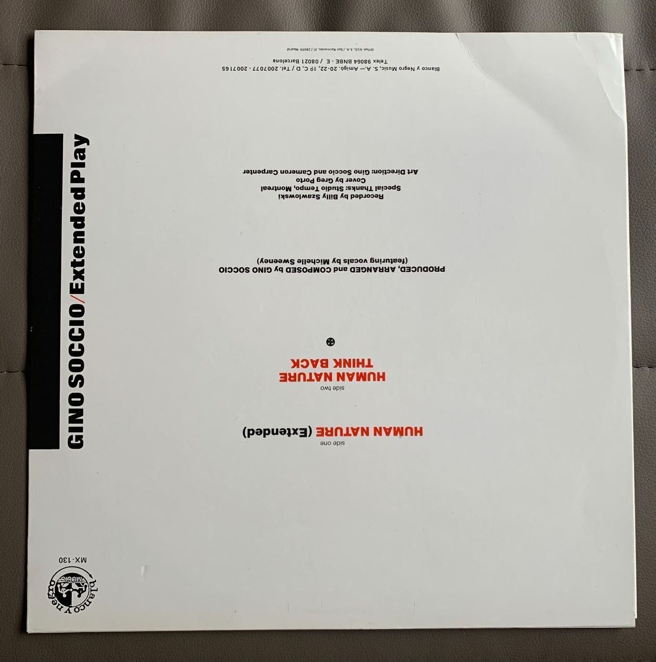 Schallplatten: GINO SOCCIO / HUMAN NATURE – Gebraucht aus Sarnen von m-basic 1