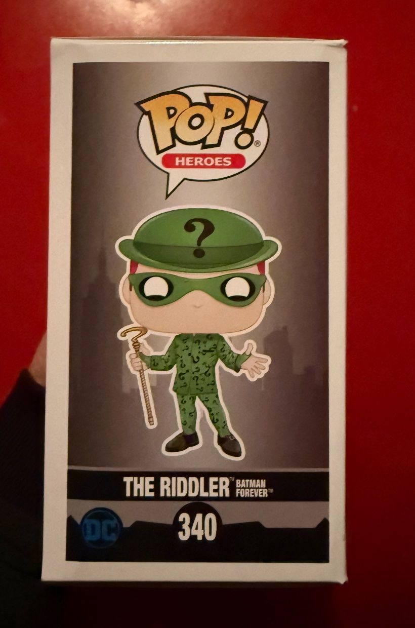 Funko Statuette: Funko Pop! Batman - The Riddler – Nuovo e nell'imballaggio originale da Moudon venduto da CollectorGeek 1