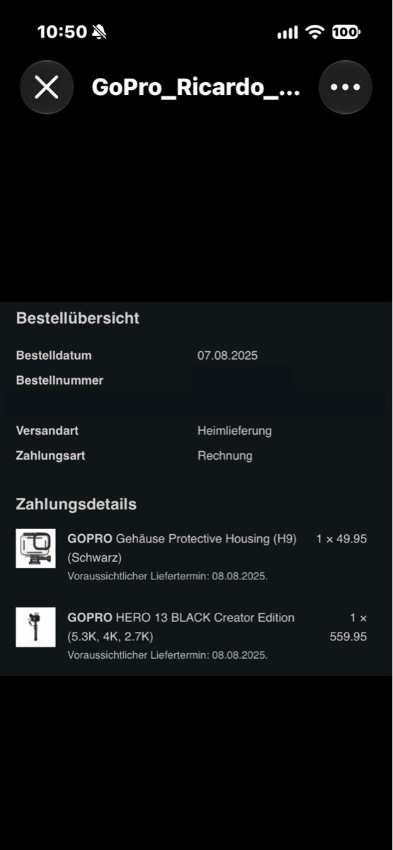 GoPro HERO13 Black Creator Edition – Neuwertig + 256GB (Neuf (Voir ...