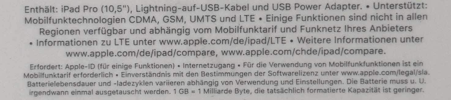 Apple Tablet PC: Apple iPad Pro 10.5 Zoll, 256GB – Usato da Uster venduto da Oldkid 4