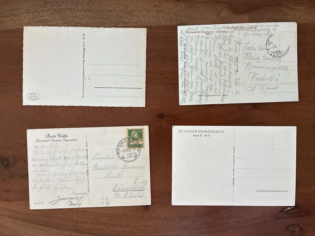 Cartoline postali: 10 Ansichtskarten vom Kanton St. Gallen – Usato da Oftringen venduto da Cla.vD.74 5