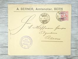 TR72 Enveloppe + Timbre Suisse 1905
