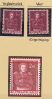 1941, ABART, OBERST JOACHIM FORRER, DOPPELPRÄGUNG