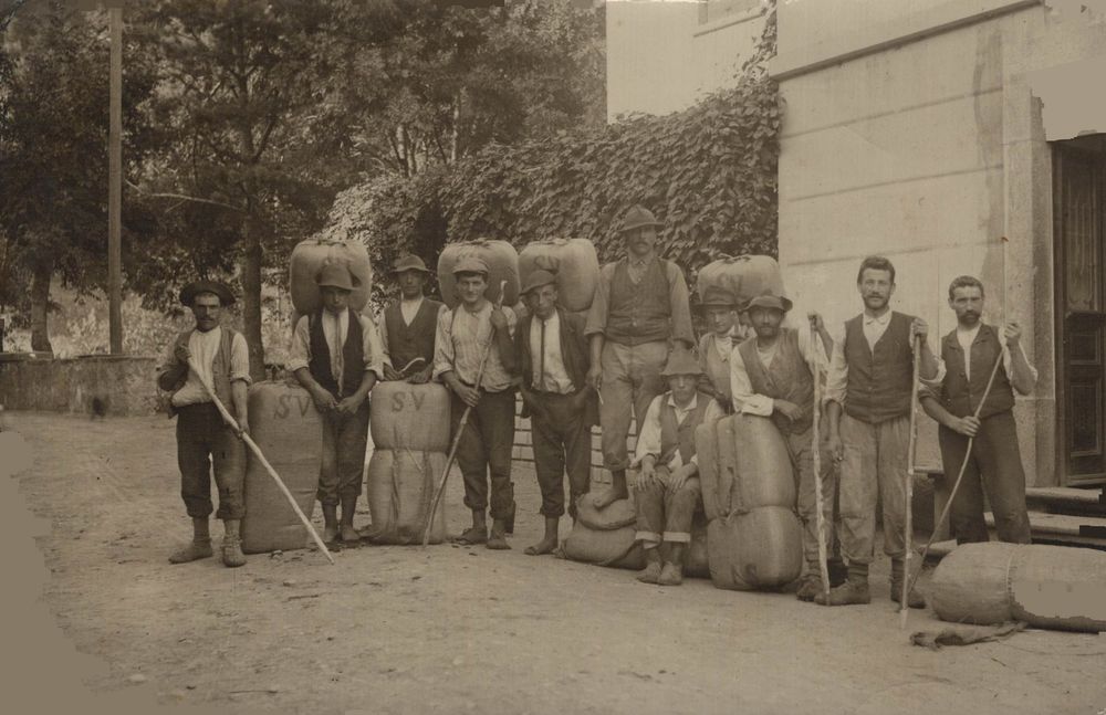 Maglio (Faido), Gruppe von Männern (Schmuggler) (Gebraucht) in ...