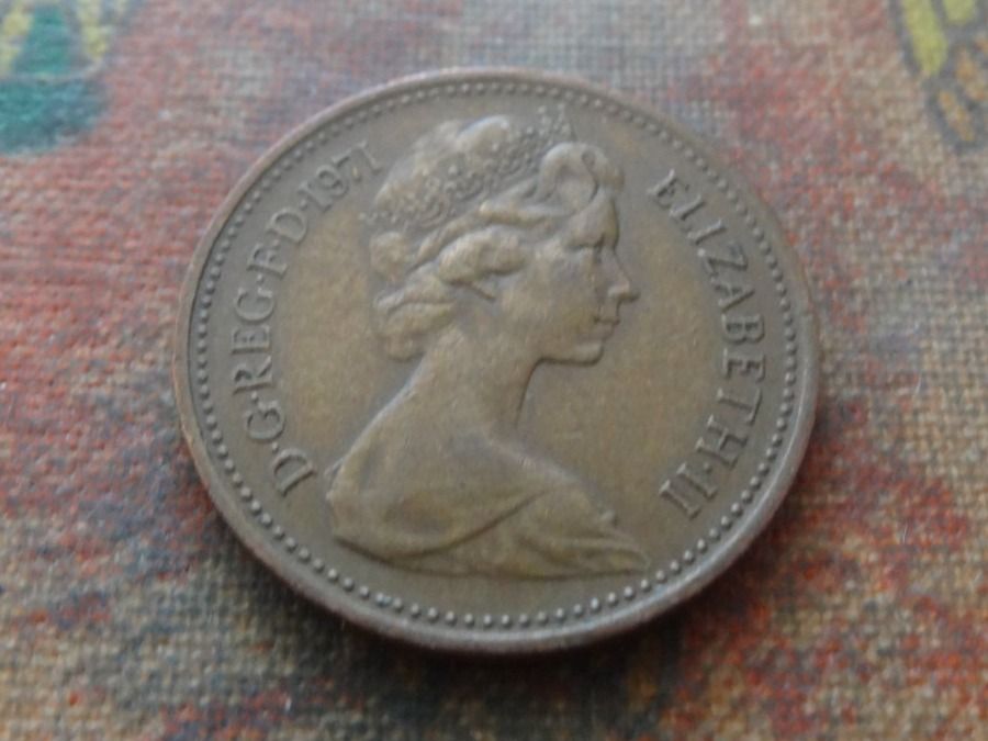 Alle Münzen: ROYAUME-UNI  1 Penny  1971 – Gebraucht aus Romanel-sur-Lausanne von Swift13