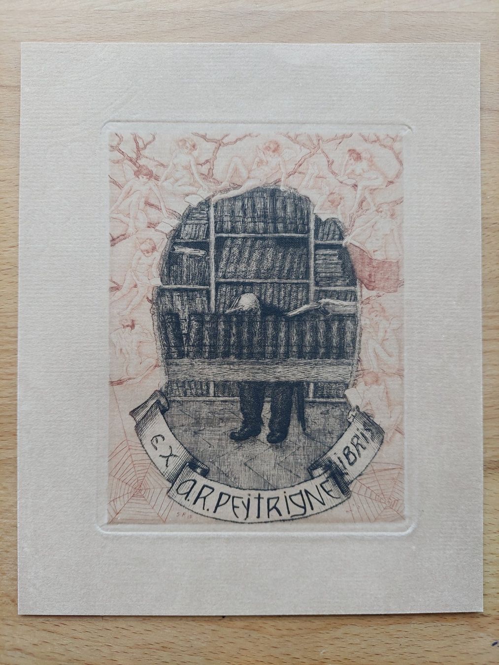 Dipinti: Exlibris Gregor Rabinovitch - Original Radierung – Usato da Obfelden venduto da Exlibris-Art 1