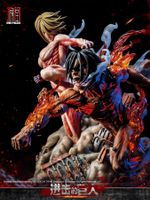 Jimei Palace L'Attaque des Titans Eren vs Annie (Résine)