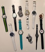 10 Armbanduhren verschiedene Modelle