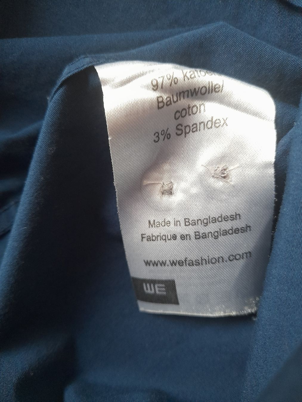 We Camicie: Hemd WE, dunkelblau  stretch – Usato da Biel/Bienne venduto da Recital 4