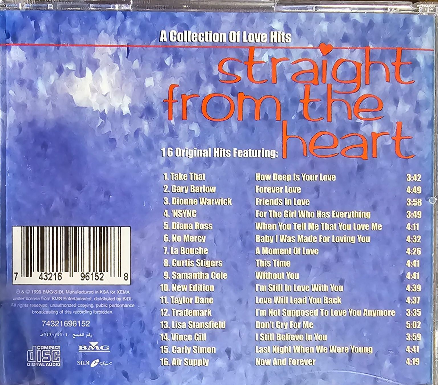 CD: Various - Straight Of The Heart – Usato da Wahlen b. Laufen venduto da Cg10 1