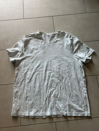 weisses V-T-shirt Herren H&M