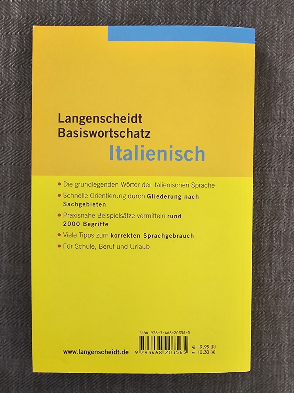 Libri: Langenscheidt Basiswortschatz Italienisch – Usato da Birmensdorf ZH venduto da mku_9qbw 1