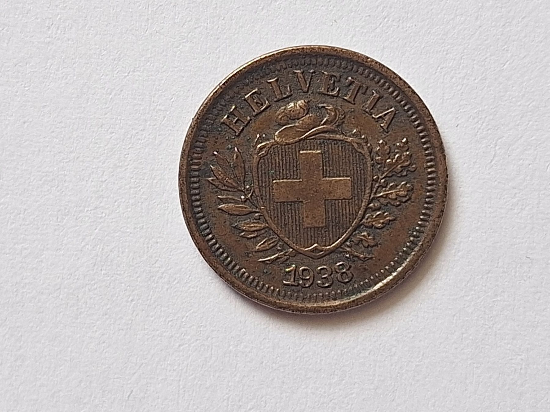 Alle Münzen: 1ct 1938 – Gebraucht aus Couvet von zeze03