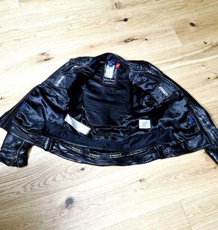 Held Damen Motorrad-Lederjacke Gr. 36 schwarz Vintage/Retro
