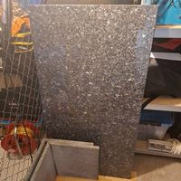 Salontisch Steintisch Marmor schwarz gemustert