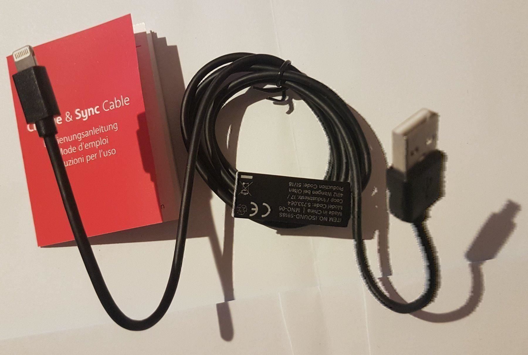 Kabel: Charge & Sync - Cable Lightning USB – Neu und originalverpackt aus Zürich von Avd 7