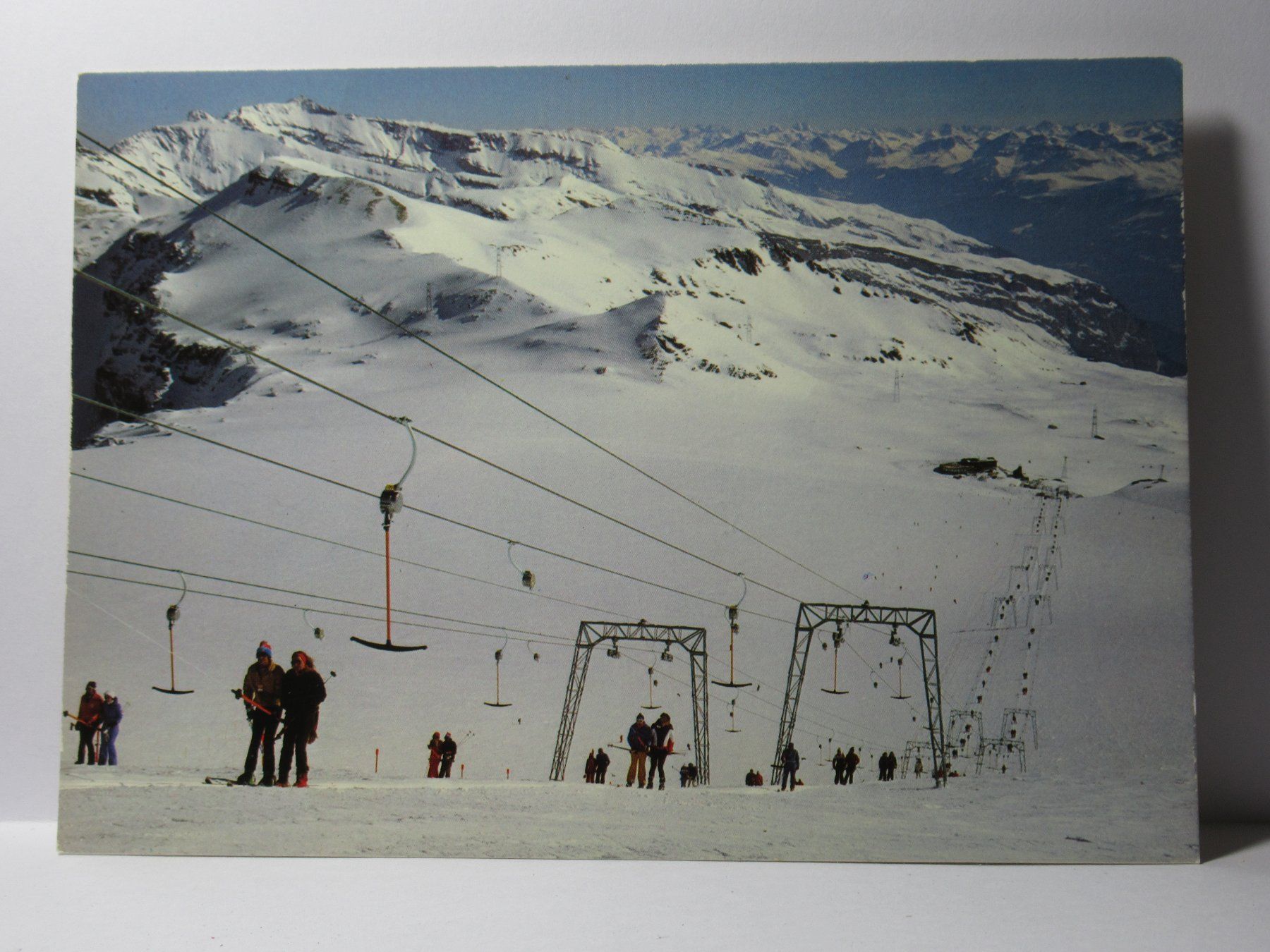 Cartoline postali: Crap Sogn Gion , Skigebiet  1982 – Usato da Grenchen venduto da Bluemchen1900