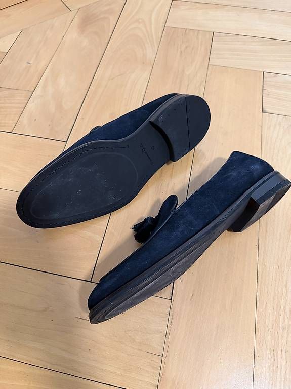 Massimo Dutti Herrenschuhe: Massimo Dutti Mokassins Blau Gr. 42 – Neu und originalverpackt aus Zürich von pavlo1 1