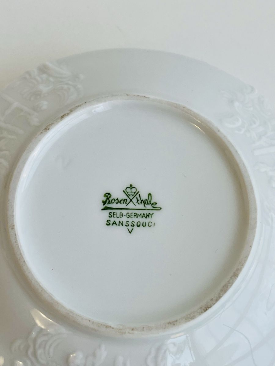 Rosenthal Portacenere: Cendrier Rosenthal Sanssouci vintage, Blanc – Usato da Genève venduto da mar_nd6c 4