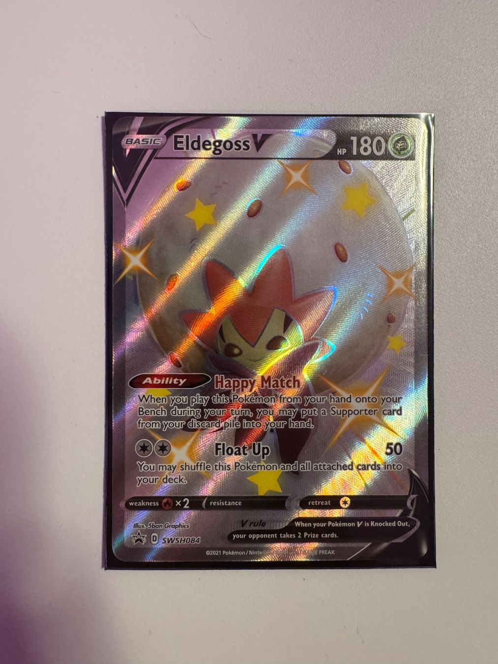 Pokémon Carte collezionabili: Eldegoss V Pokemon SWSH 084 – Nuovo (secondo la descrizione) da Winterthur venduto da hershanking