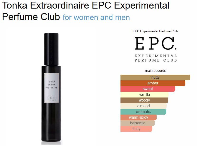 Profumi & Eau de Toilette: EPC Tonka Extraordinaire Sample/Probe 1-10ml – Nuovo (secondo la descrizione) da Marly venduto da springcloud247 2