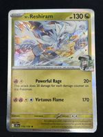Pokemon N's Reshiram Karte 116/159 Holo Rare 2025 🇺🇸