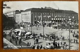 Basel - Tram - Schweizer Mustermesse - AK