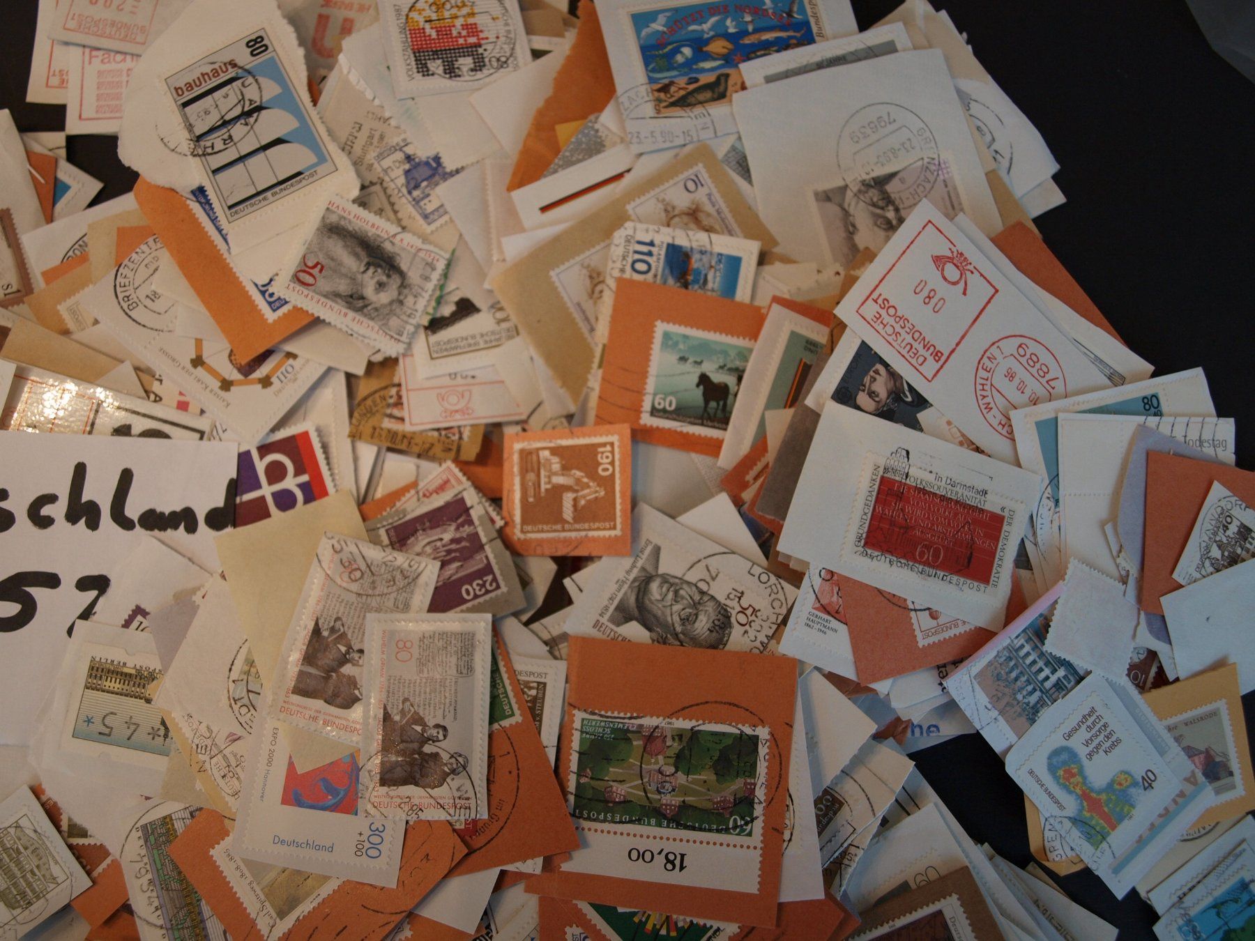 Alle Briefmarken: 520 Gramm  Marken Deutschland  Gebraucht – Gebraucht aus Aarau von Marcele0 3