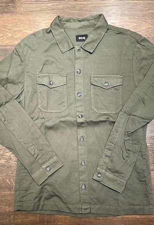 Hemdjacke BOX, olive, Gr. L
