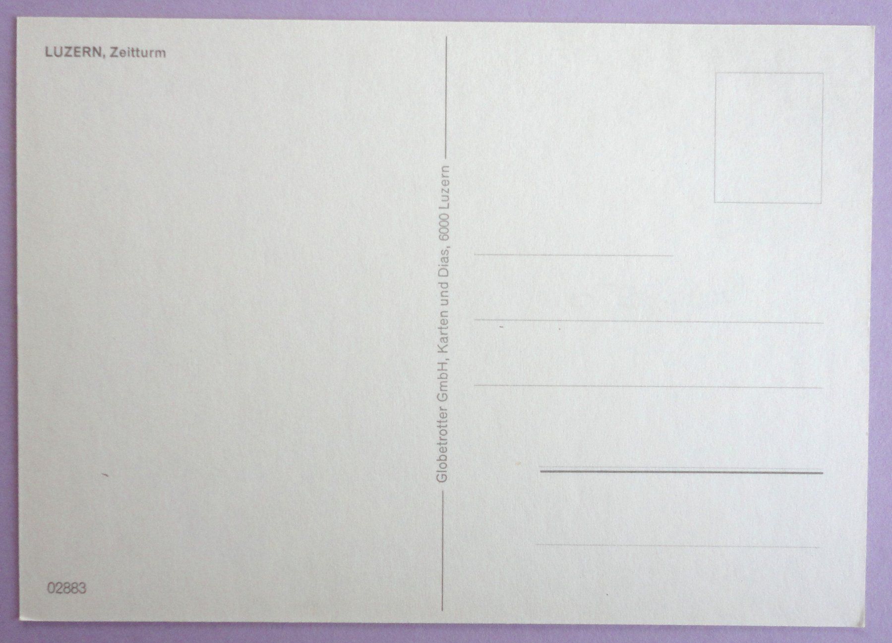 Cartoline postali: Luzern, Zeitturm – Usato da Fétigny venduto da Billy2miny 1
