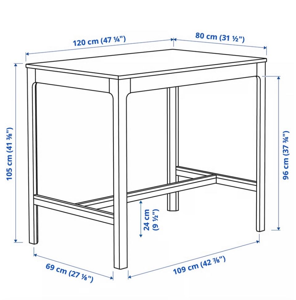 Ikea Tables: Esstisch mit 4 Barhocker – D'occasion à Tägerwilen par sandy_72 4