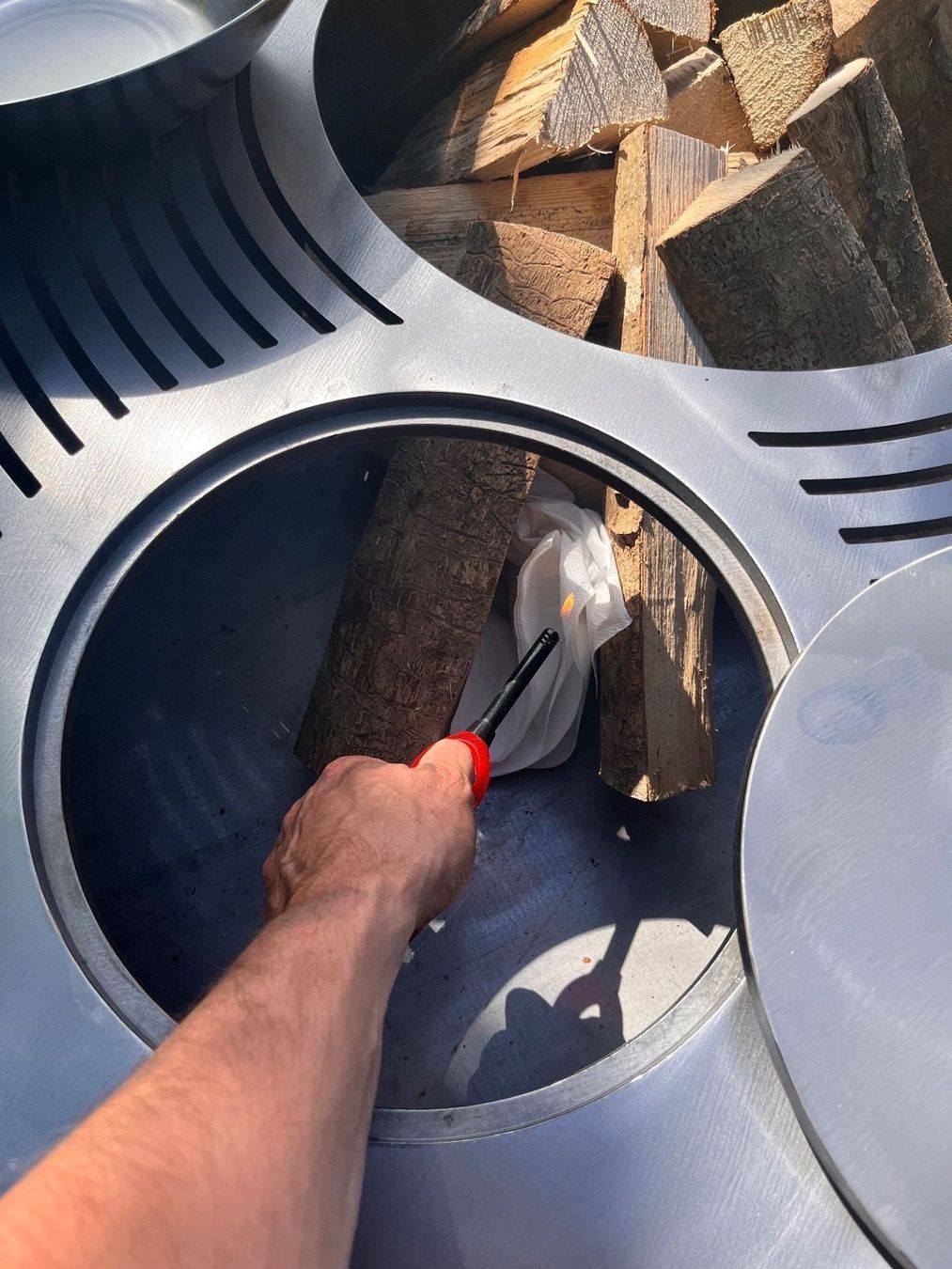 Cheminée d'extérieur: Feuerschale 1m Durchmesser – Neuf avec emballage d'origine à Oberwil-Lieli par metal-works 4