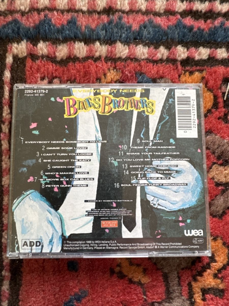 CD: Blues Brothers & Blues CDs – Usato da Zürich venduto da 2013tg 1