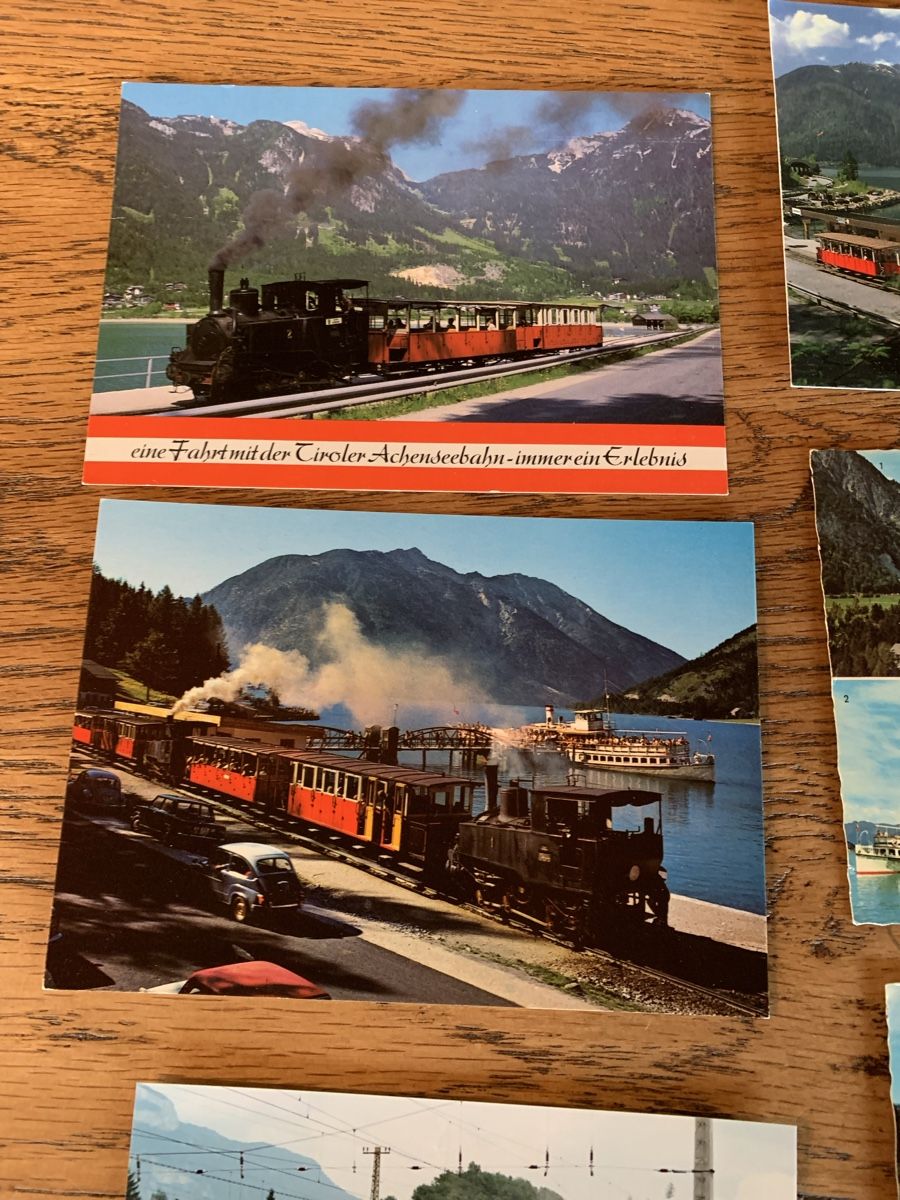 Modellini di ferrovie: Ansichtskarten Achensee und Schafbergbahn, Österreich – Usato da Winden venduto da EmilNeu 4