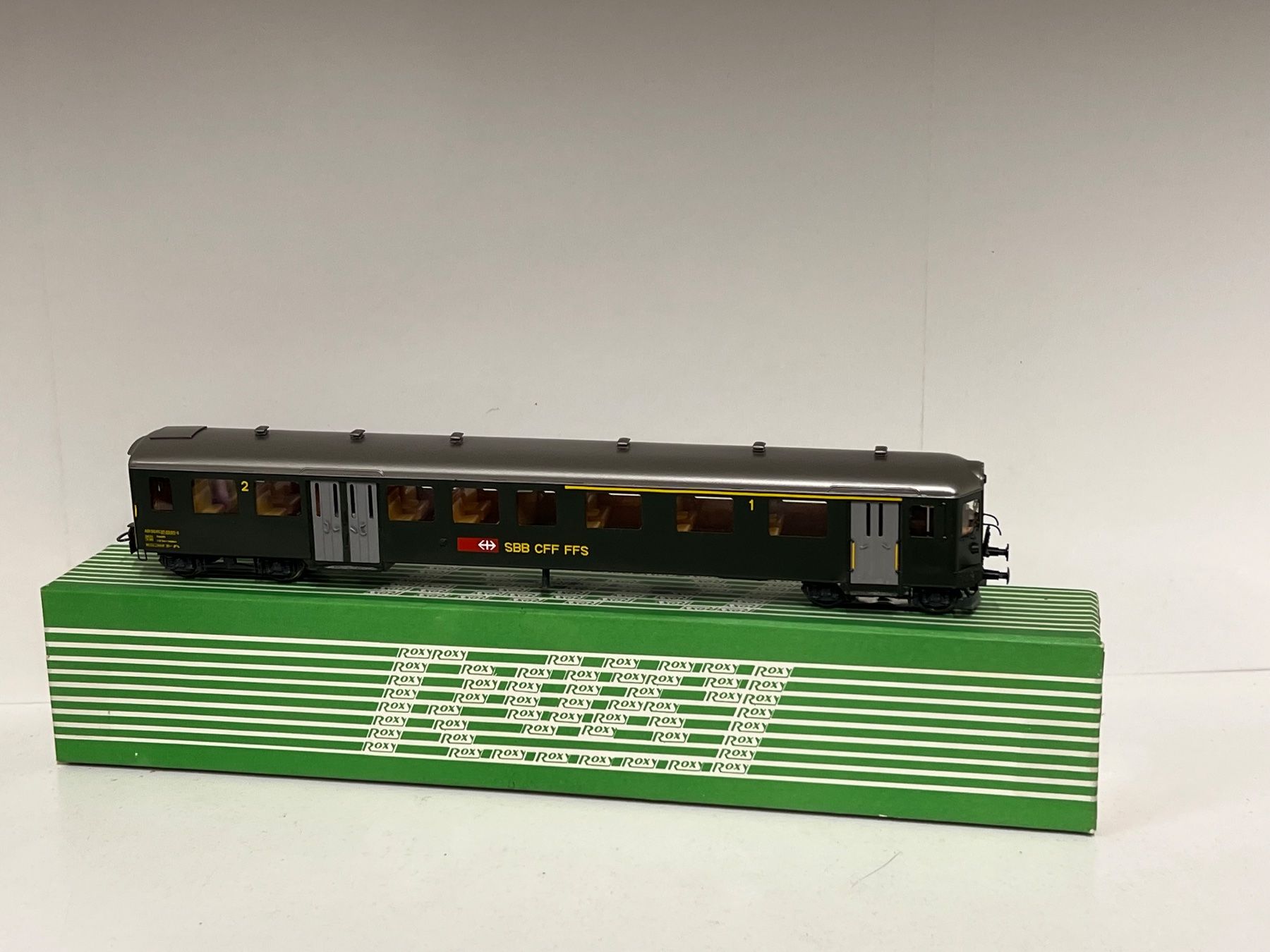 Roxy Modellini di ferrovie: Roxy 031  SBB CFF FFS Pilot BDe 1988 AC – Usato da Geroldswil venduto da TopTrain54