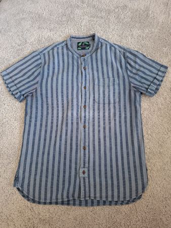 Chemise Scotch & Soda rayée bleu taille M état usagé