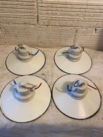 4 X ALTE  STALLLAMPEN